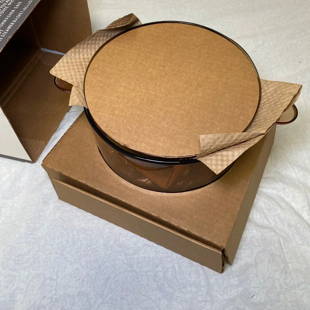 Corning Visions V-3½-ST 3.5 Qt Steamer Stewpot NOS Open Box Made France Mid 80s